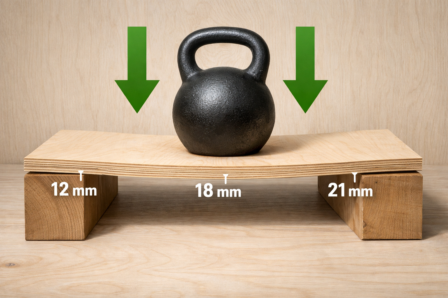 Какую нагрузку выдерживает фанера
