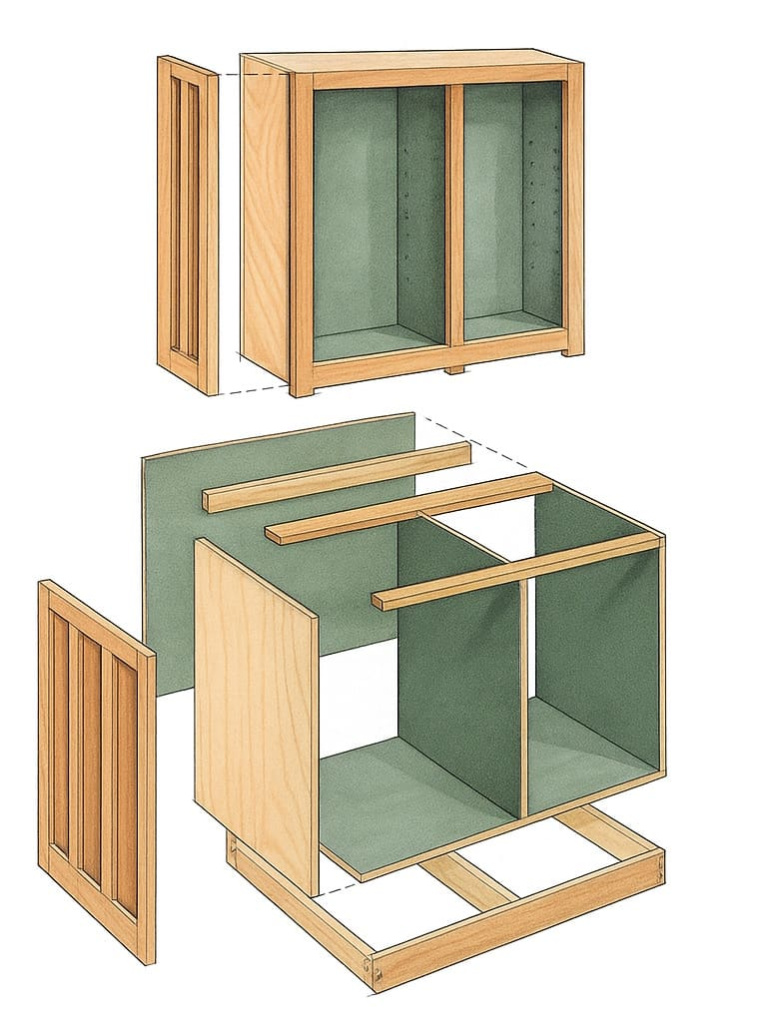 Кухня из фанеры своими руками от выбора материалов до сборки