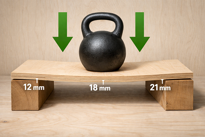 Какую нагрузку выдерживает фанера